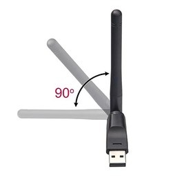 Fockety Adaptador WiFi USB MT7601 para PC de Escritorio, Adaptador de Red WiFi USB de 150 Mbps, Compatible con, OS X, y Android