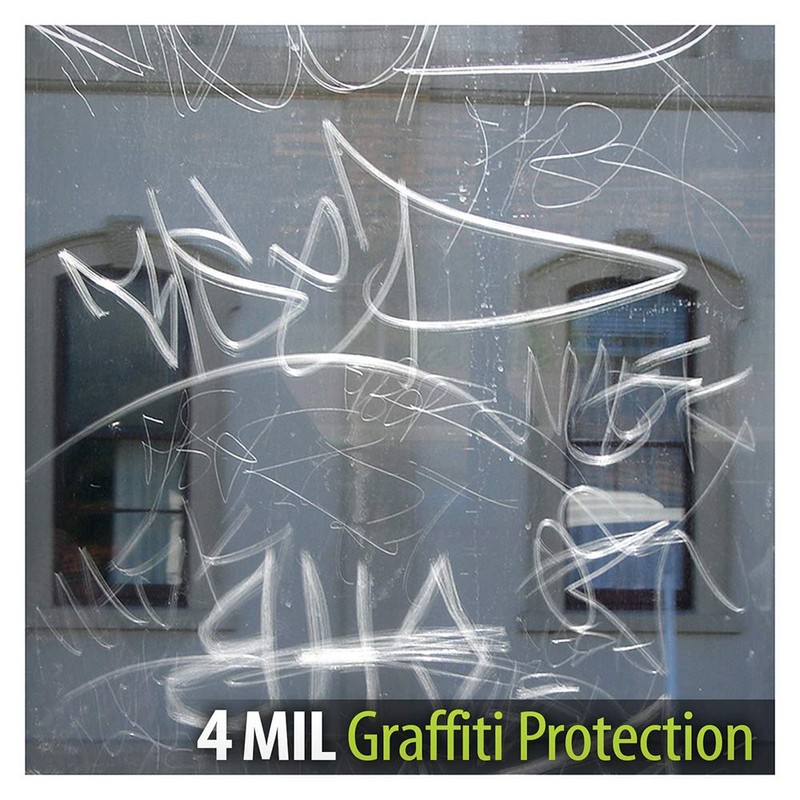 BDF AG4M Window Film Graffiti Protection 4 Mil Clear -