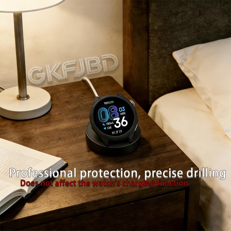 GKFJBD Compatible for Coros Pace 4 Screen Protector & Case，HD