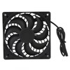 Solar Panel Fan 10W Exhaust Fan Dual Layer Metal Shell
