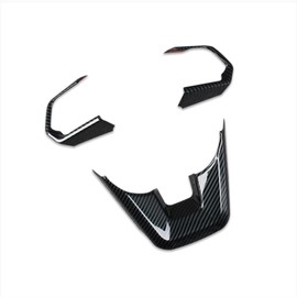 RUIQ Toyota Land Cruiser 300 Series Exclusive Interior Steering Garnish Handle Frame Interior Carbon Fiber Black Specifications Specially Designed for TOYOTA LANDCRUISER 300