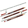 Maydahui 12 PCS Mechanical Pencil with Sharpener Novelty Non Sharpening
