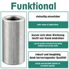 Round Sleeves with Internal Thread, Stainless Steel A2/V2A, Threaded Sleeves,