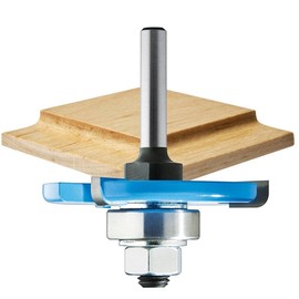 Back Cutter Router Bit - Safe Alignment Roundover Router Bit - Non Slip Bits for Fitting 3/4" Panels in 1/4" Grooves of Cope & Stick Frames - Ideal Woodworking Tools for Cabinet Making & Shaker Doors