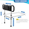 EasyVibe Bed Rails for Elderly Adults with Motion Light &