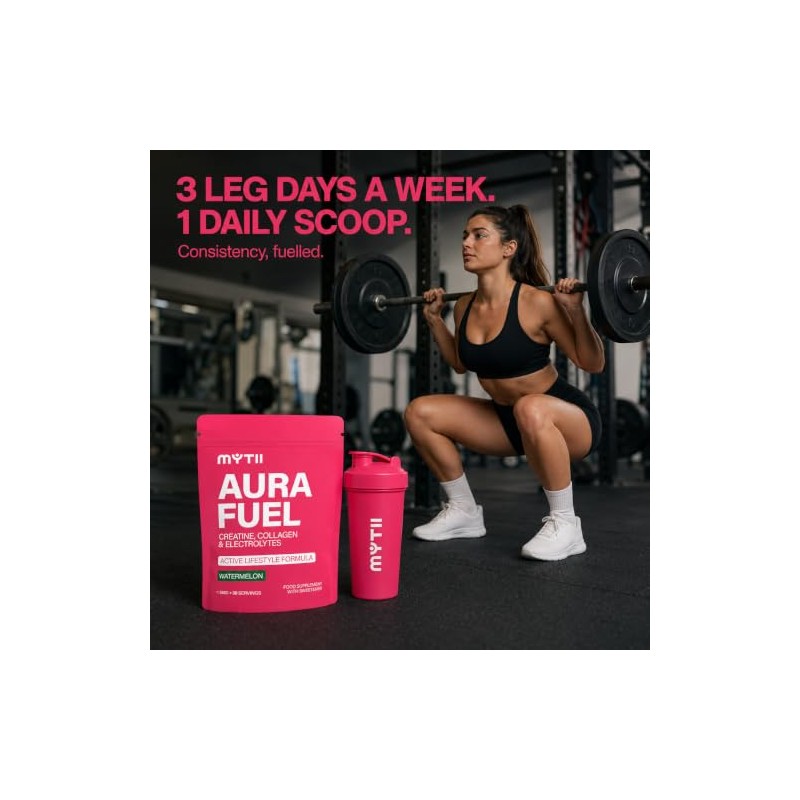 Aura Fuel | 3-in-1 Creatine, Collagen & Electrolytes Powder |