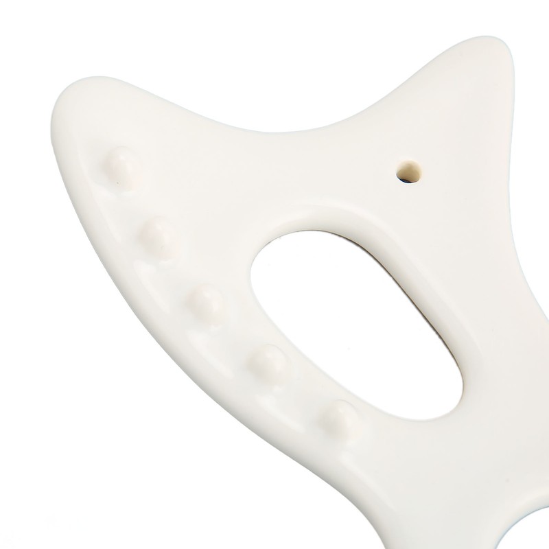 Ceramic Gua Sha Scraping Tool Ergonomic Rounded Edges Gua Sha