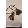 Unbranded BLACK BRONZE DECORATIVE TASSEL DRAPERY TIEBACK Designer Home Decor
