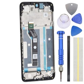 IPS Pantalla LCD de repuesto para Motorola Moto G15 con montaje de marco negro 6.7 pulgadas