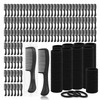 30pcs Bulk Hair Combs & 100pcs Hair Ties Set, No