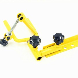 YIYIBYUS Compound Bow Archery Parallel Bow Vise, Target Shooting Tool, Adjustable Compound Bow Target Tool Hunting Shooting Professional Equipment Metal, Yellow