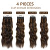 ShowJarlly Clip-In Extensions, 4 Pieces, 60 cm Full Head Hair