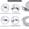 Gueenky Hose Clamp Endless 10.5 m Hose Tie Stainless Steel