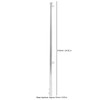 Flag Pole 610mm Stainless Steel Weather Resistant Rustproof Marine Flagpole