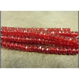 Unbranded 30 pcs 8x6mm Siam Czech Rondelle Crystal beads for Jewelry making 6x8mm