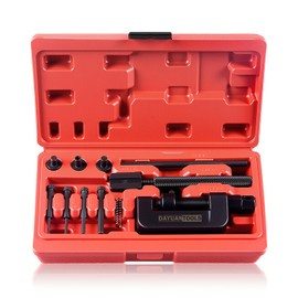 DAYUAN 13 pcs Motorcycle Chain Breaker Set, Chain Removal Tool Chain Cutter and Riveter Kit for Cam and 25 to 630 Chains