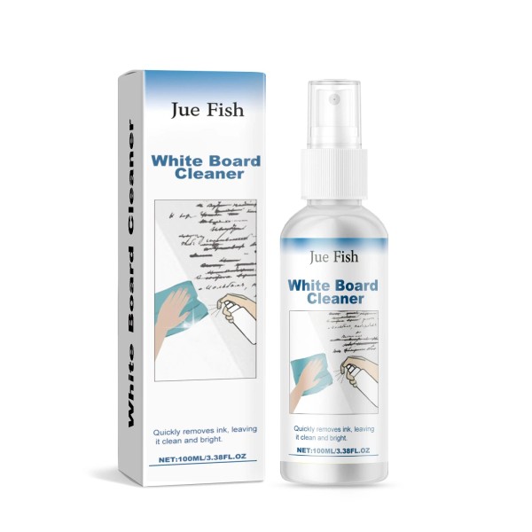 Dry Erase Whiteboard Cleaning Spray Oil-Based Marker Removal Cleaner 100ml