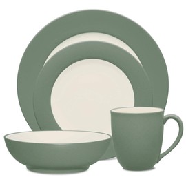 Noritake 4-Piece Colorwave Rim Place Setting, Green