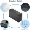 Otdorpatio Project Box IP65 Waterproof Junction Box ABS Plastic Black