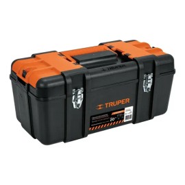 Caja Herramienta Ind. 20'' Con Compartimentos Truper 102435 Color Naranja