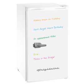FRIGIDAIRE EFR331-WHITE 3.2 Cu ft Eraser Board Mini Compact Dorm Fridge (White)