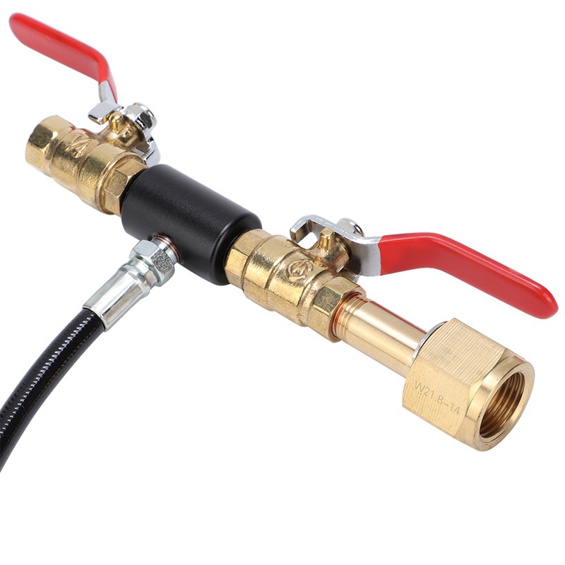 CO2 Cylinder Refill Adapter with 24in Hose for Soda Filling
