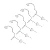 5pcs Sound Amplifier Tubes Single Layer Eartips Replacement Accessory Reduce