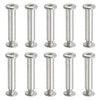PATIKIL Hex Chicago Screws 10 Sets Binding Screw Post M6