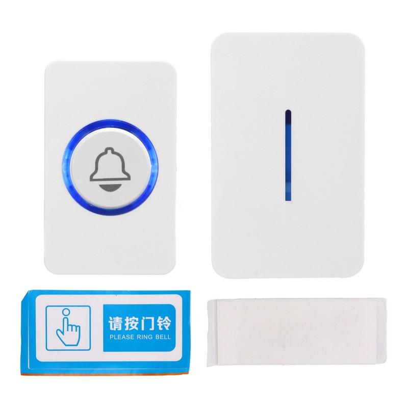 Remote Control Doorbell Wireless Long Distance Loud Volume Stick Music
