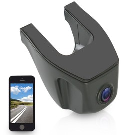 Pyle WiFi HD Car Dash Camera - Upgraded 1080p Dashboard Video Cam Recorder System w/Night Vision Support 32GB - Built-in Microphone for Recording, Wireless Control, Windshield Mount - Pyle