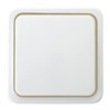 REV Push Button for Relay Light Switch White