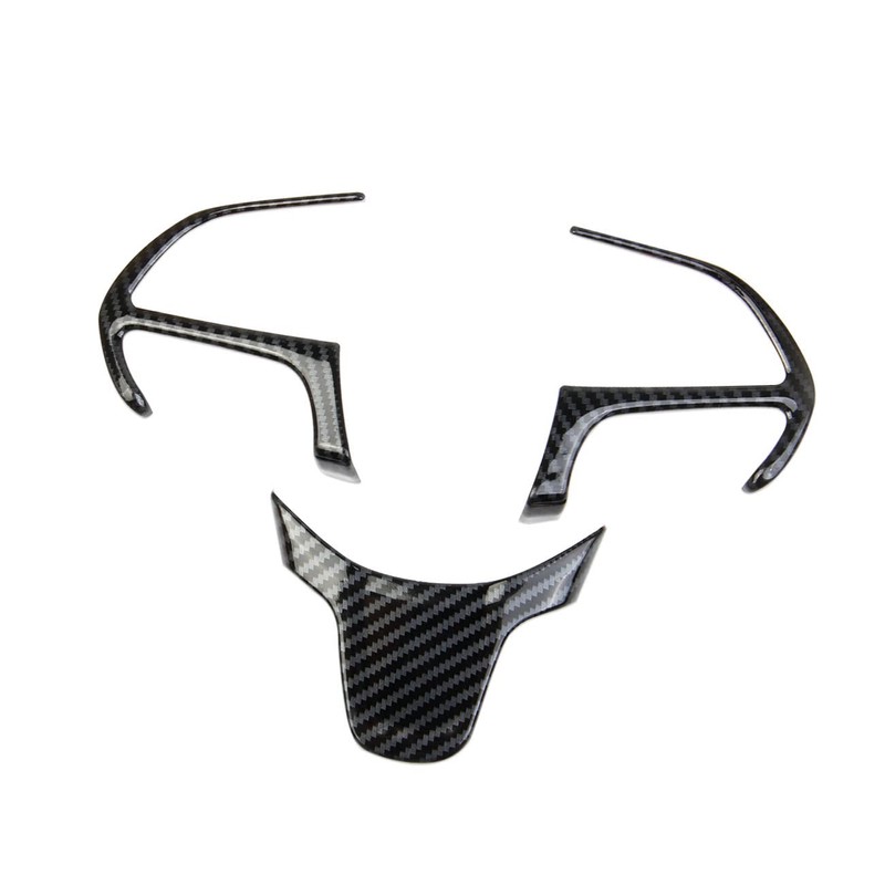 Carbon Fiber Steering Wheel Interior Cover Trim For Chrysler Pacifica