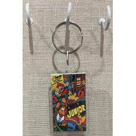 Donkey Kong Jr. Acrylic Double Sided Keychain Key Ring Arcade Video Game