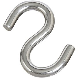 National Hardware N233-551 2078BC Open S Hook in Stainless Steel