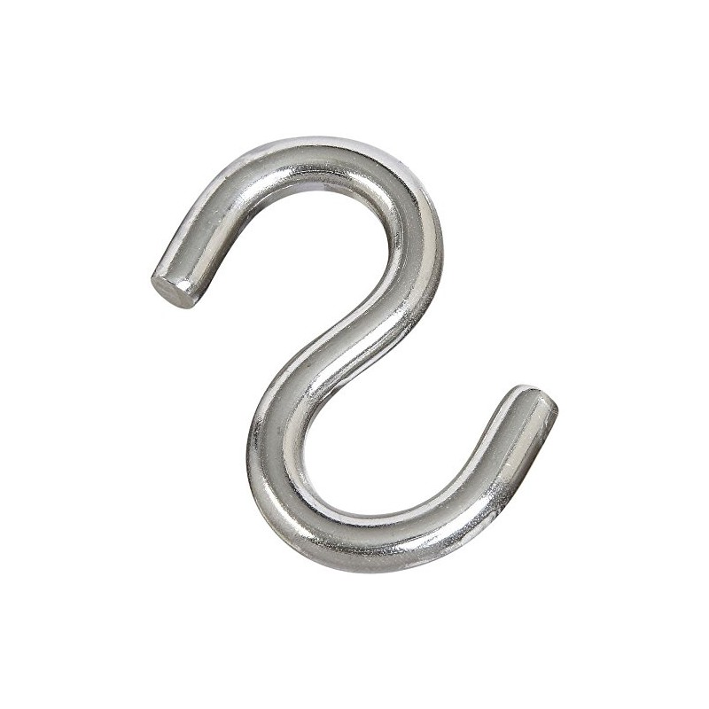 National Hardware N233-551 2078BC Open S Hook in Stainless Steel