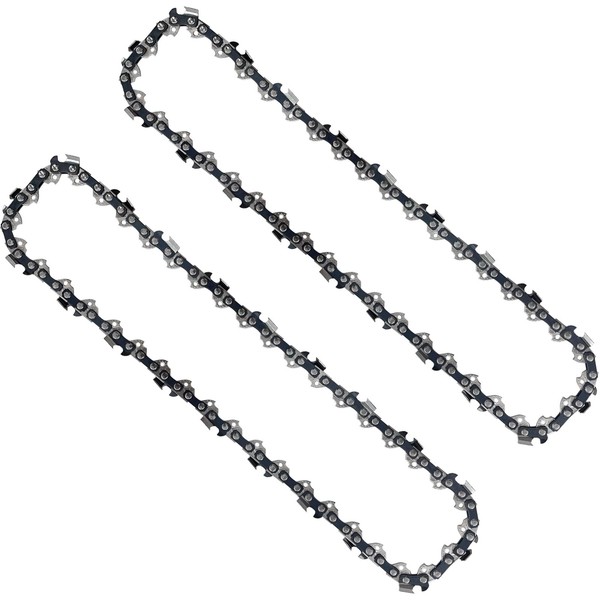 Opuladuo 2 x Saw Chains 25 cm 3/8 Inch 1.3