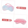 Beavorty 4sets Comfortable Sleep Mask Elastic Band Plush Eye Mask
