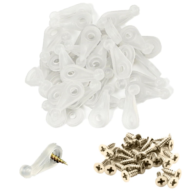 80 Pcs Storm Window Clips,Screen Clips to Hold The Screen