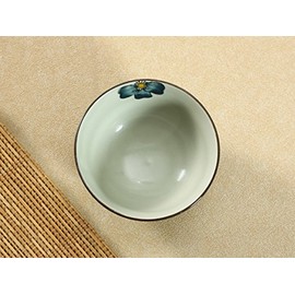 西田 (Nishida) 4.5 # # # # Rice Bowl (Blue Camellias/Bring Kagurazaka/Commercial Dish/Bowl/Oatmeal/Rice Bowl//和食 Charger/120152
