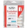 ForPro Professional Collection Evolution Nail Tips, Artificial Manicure Tips for