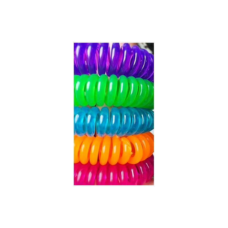 No Mosquito Pulsera repelente de mosquitos Multicolor 24 piezas