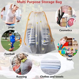 GAOHAN 8Pcs Travel Storage Bags, Shoe bags, Drawstring storage bag, clothes bags, reusable clothes storage bags Space saver storage,shoe storage bag ziplock bags,dust proof bag