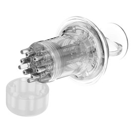 Generic Scalp Oil Head Scalp Treatment Head Scalp Massage, Portable, Reusable, White for Paste