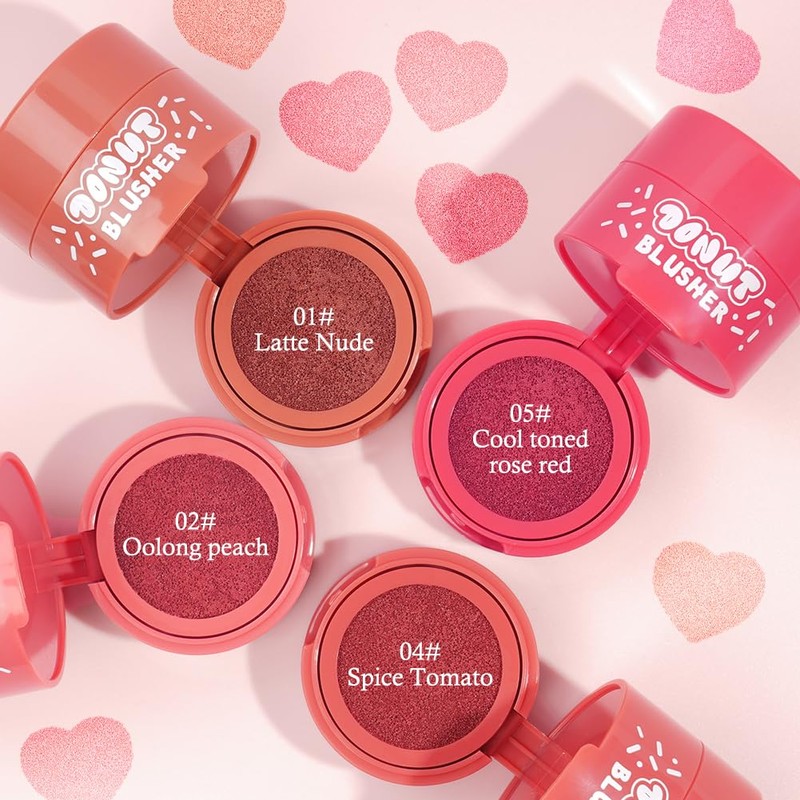 Heart Stamp Blush, Stamp Blush with Heart Shaped Applicator, Air