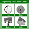 5PCS WB03X25796 Gas Cooktop Knob Fits for ge Profile Stove