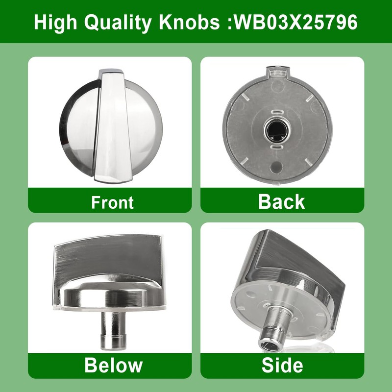 5PCS WB03X25796 Gas Cooktop Knob Fits for ge Profile Stove
