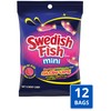 SWEDISH FISH Mini Glow Ups Strawberry-Watermelon Soft & Chewy Candy,