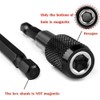 Bestgle 3 Pieces Magnetic Extension Chuck Adapter, 1/4 Inch Hex