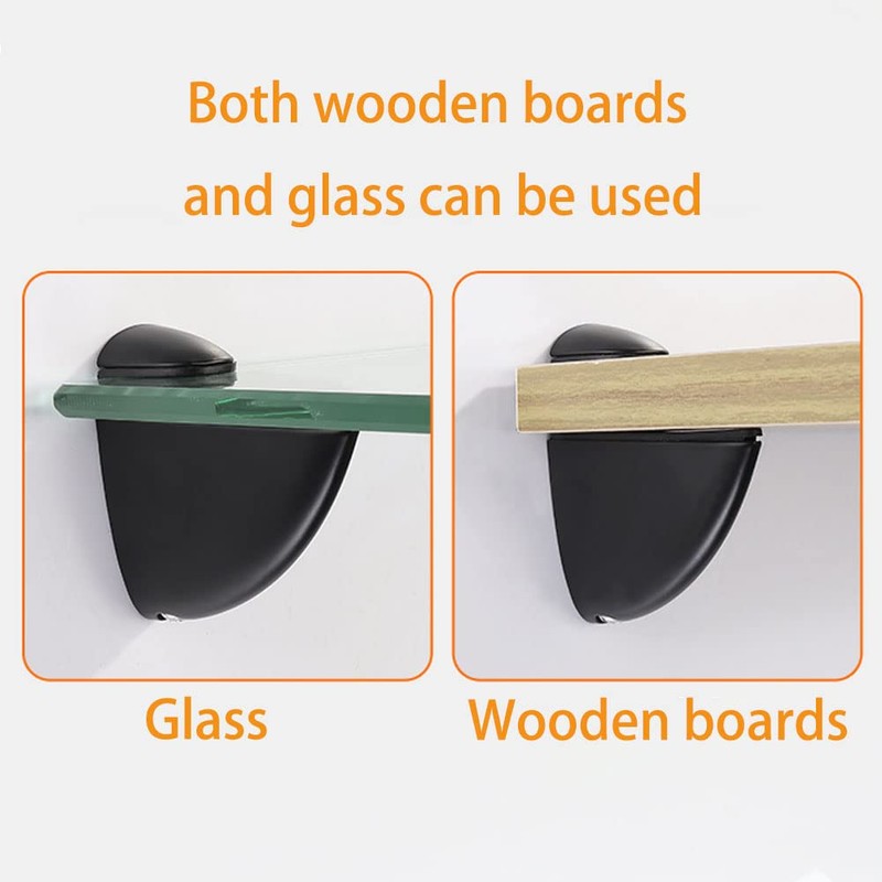 Glass Shelf Brackets Adjustable ,2PCS Glass Shelf Mounting Brackets Glass