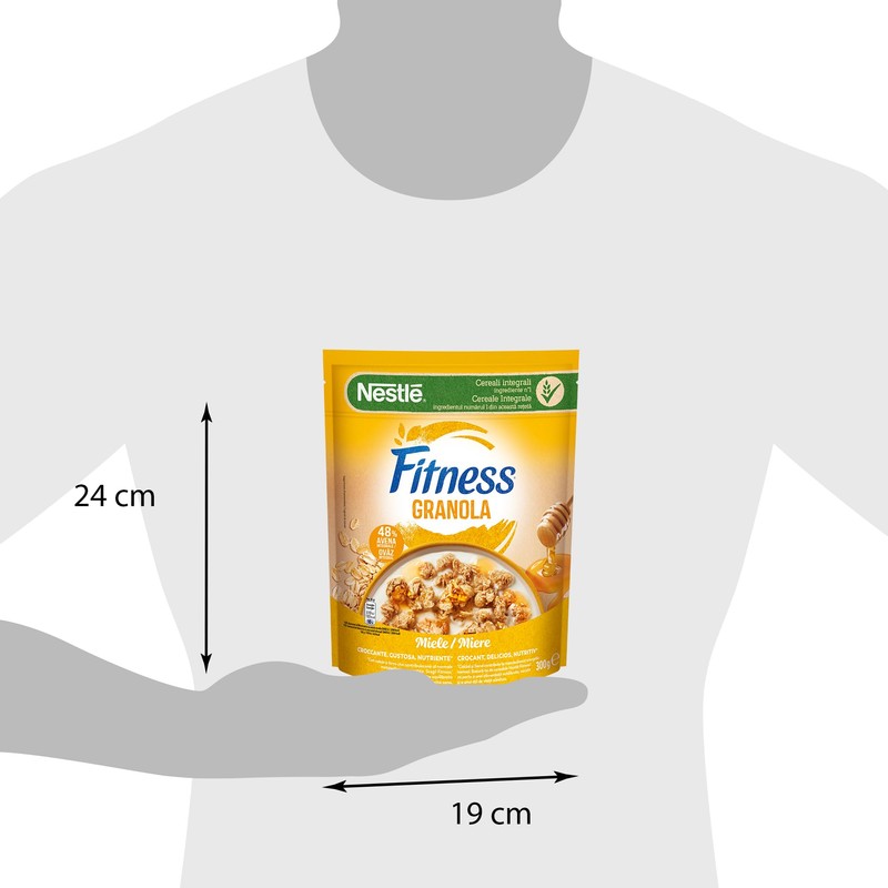 FITNESS Granola Miele con Avena e Cereali Integrali 300g